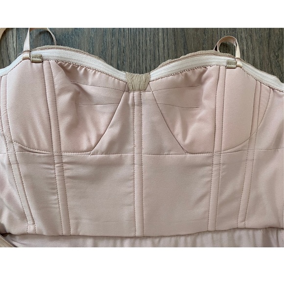 BCBGMaxAzria Amber Cascade Dress in Antique Blush - Picture 8 of 11